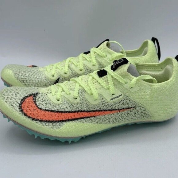 Nike Zoom Superfly Elite 2 Volt Neon Track Spikes Men's Sz 13 NWOB CD438… - Picture 3 of 5